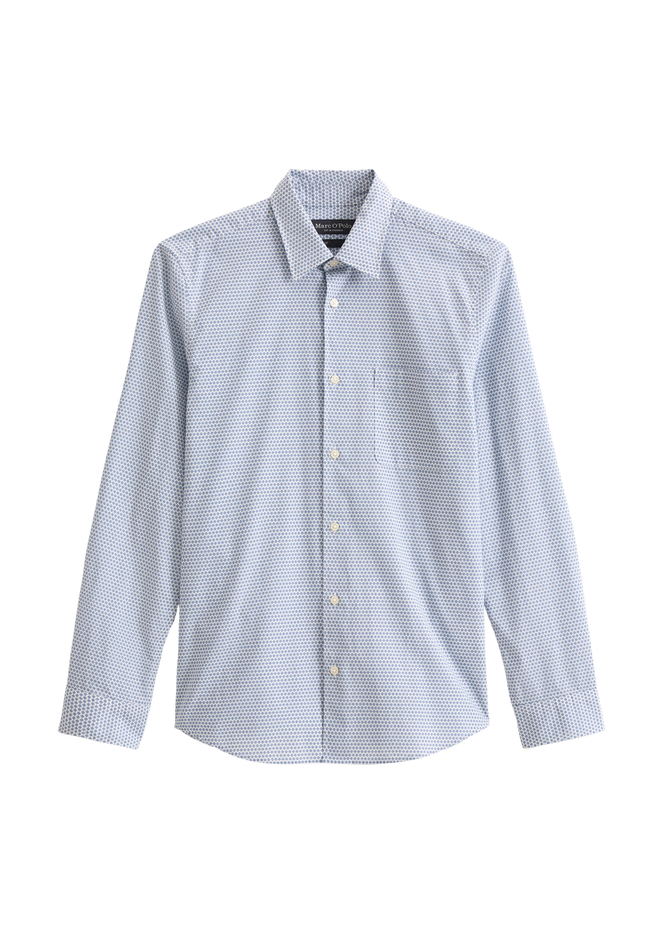 Marc O'Polo Button Up Shirt in Light blue / White, Item view
