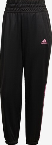 ADIDAS SPORTSWEAR Regular Workout Pants 'Tiro' in Black: front