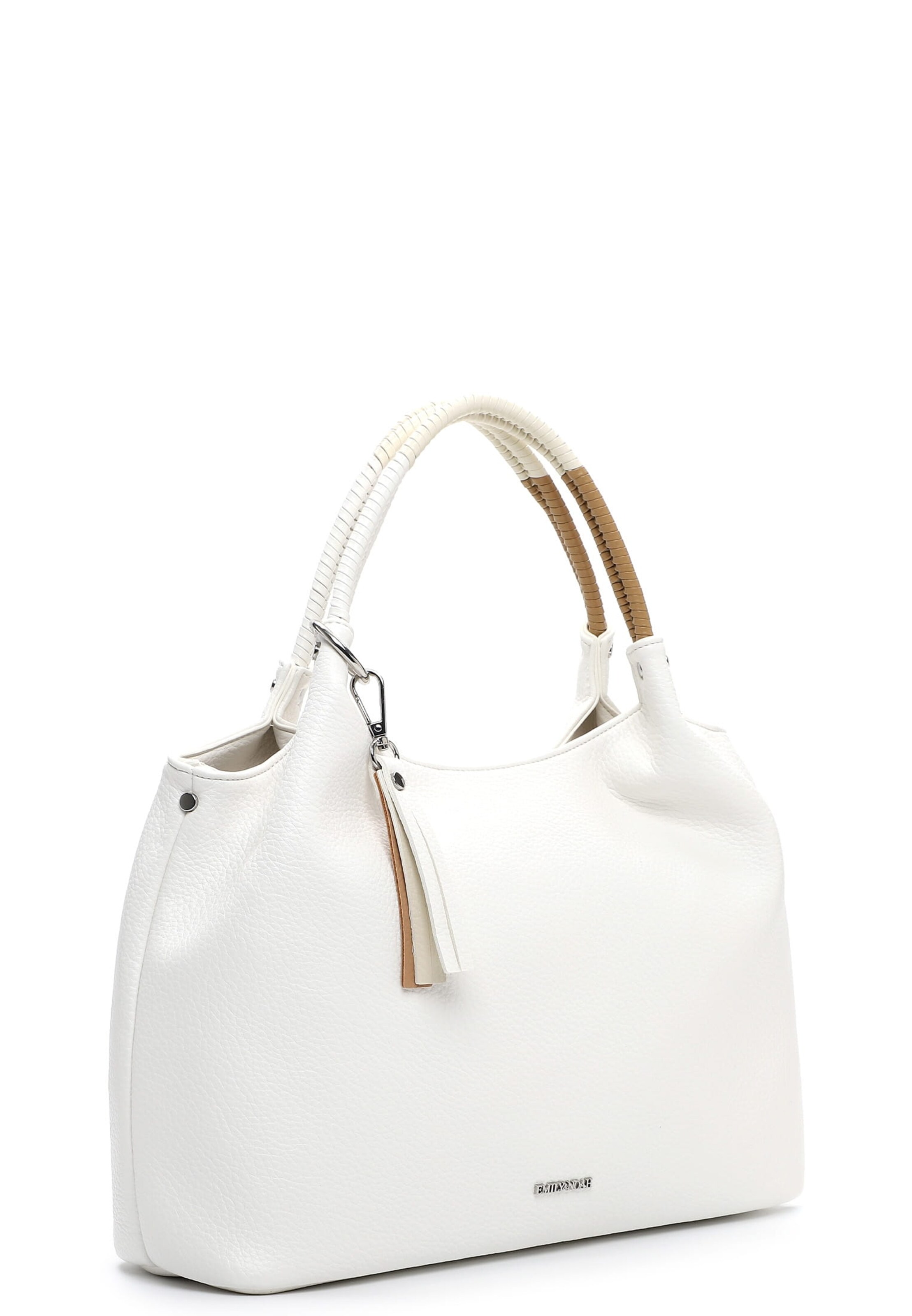 Borsa a mano 'Jeanine' di Emily & Noah in bianco