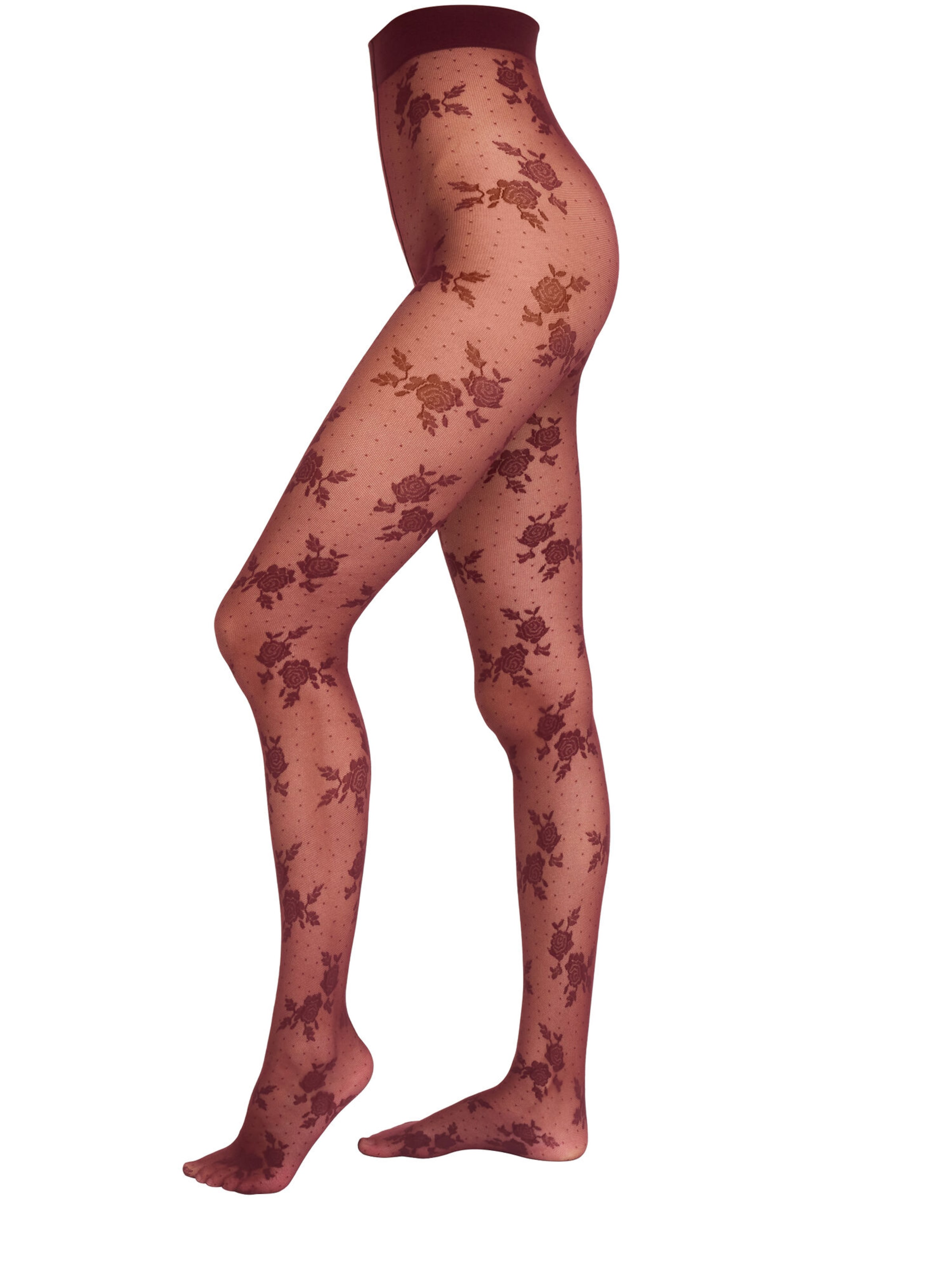 CALZEDONIA Fine Tights in XS-S in Bordeaux, Item view