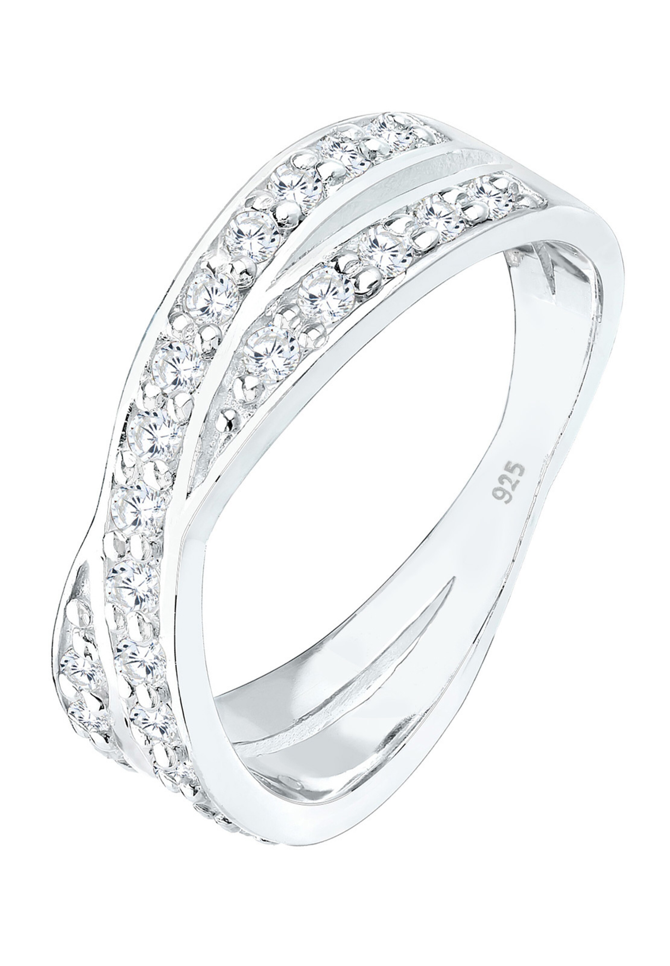 Bague ELLI en argent : devant