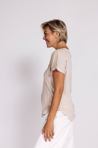 Zhrill Shirt in Beige