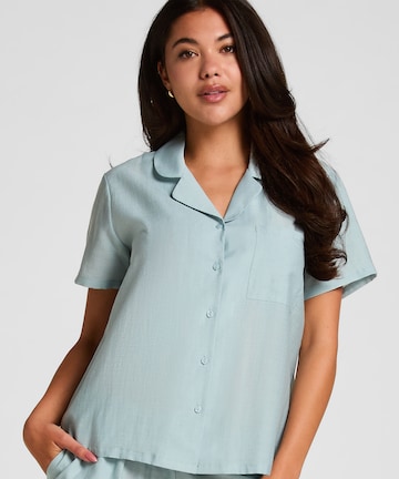 Hunkemöller Slaapshirt in Blauw