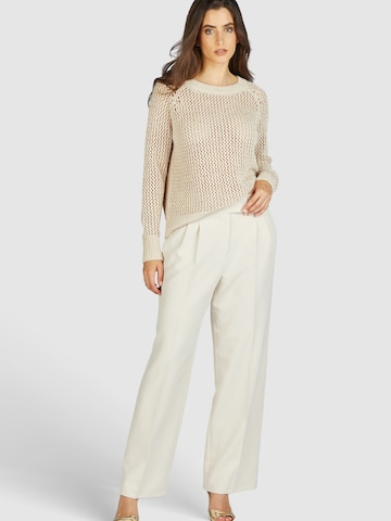 MARC AUREL Sweater in Beige