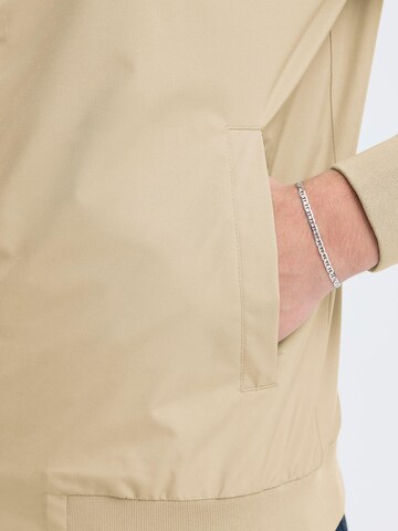 Casual Friday Between-season jacket 'Joshu ' in Beige