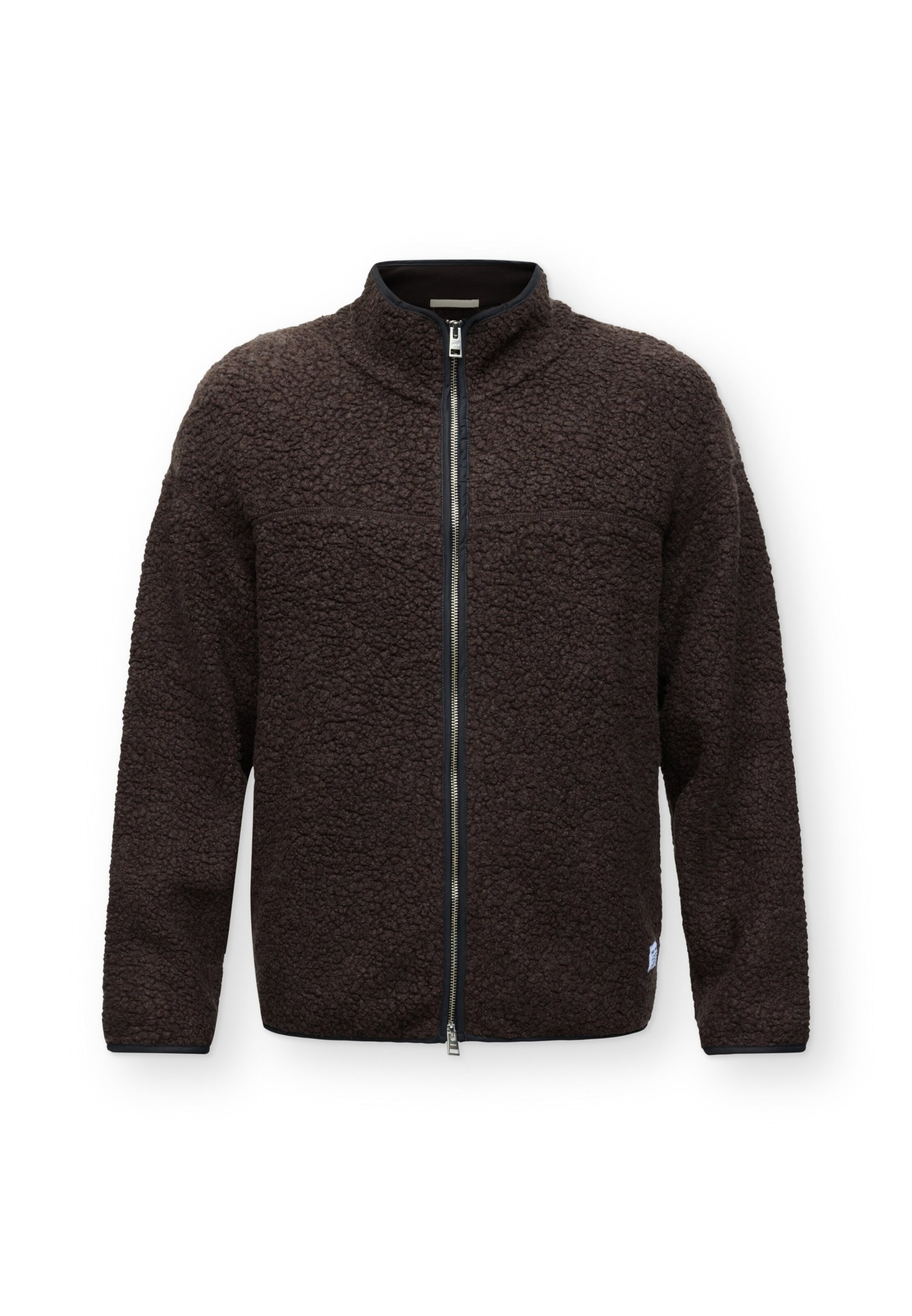NORSE PROJECTS Fleecejacka 'Bjerget' i brun: framsida