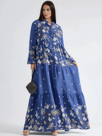 Hiccup Shirt dress in Blue: front