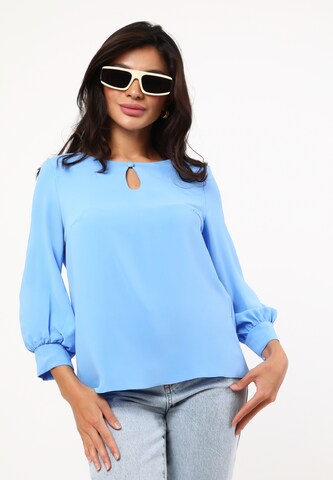 Camicia da donna di Awesome Apparel in blu: frontale