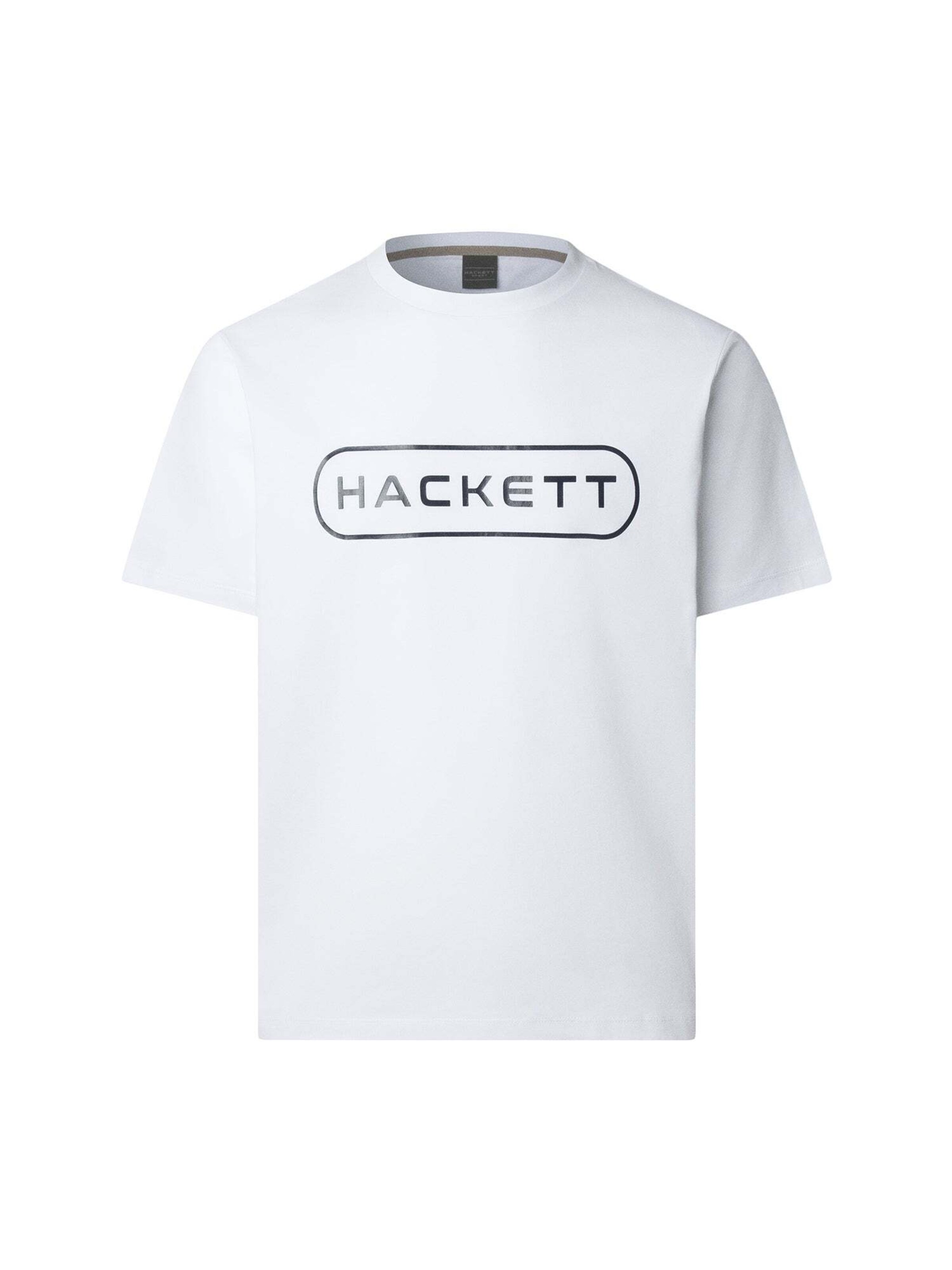 T-Shirt 'Essential' Hackett London en blanc : devant