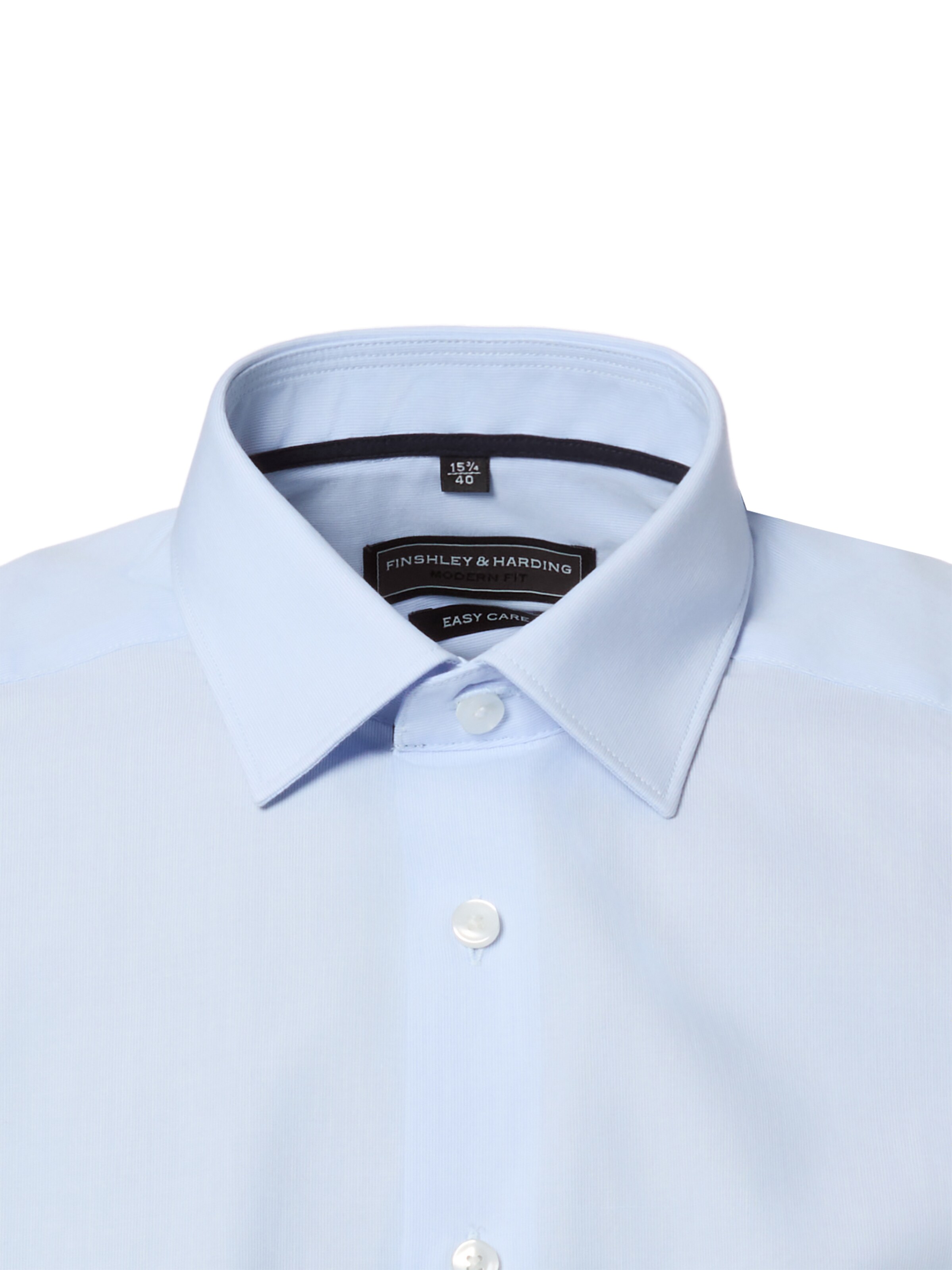 Finshley & Harding Regular fit Business shirt in Blue