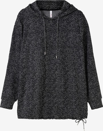 SHEEGO Sweatshirt in Schwarz: predná strana