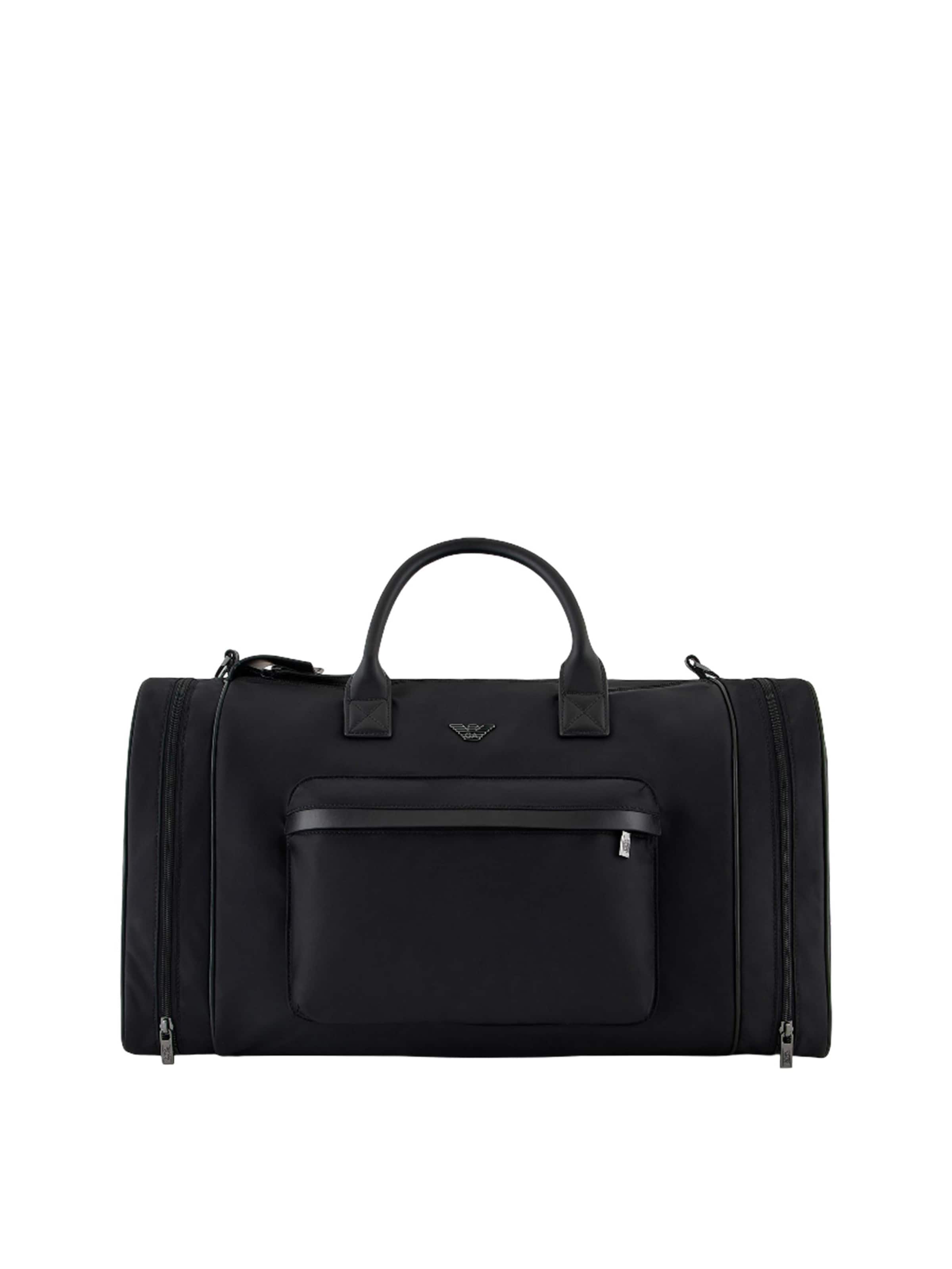 Emporio Armani Trolley in Zwart: voorkant