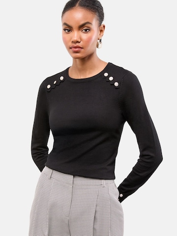 juoda Lipsy Megztinis: priekis