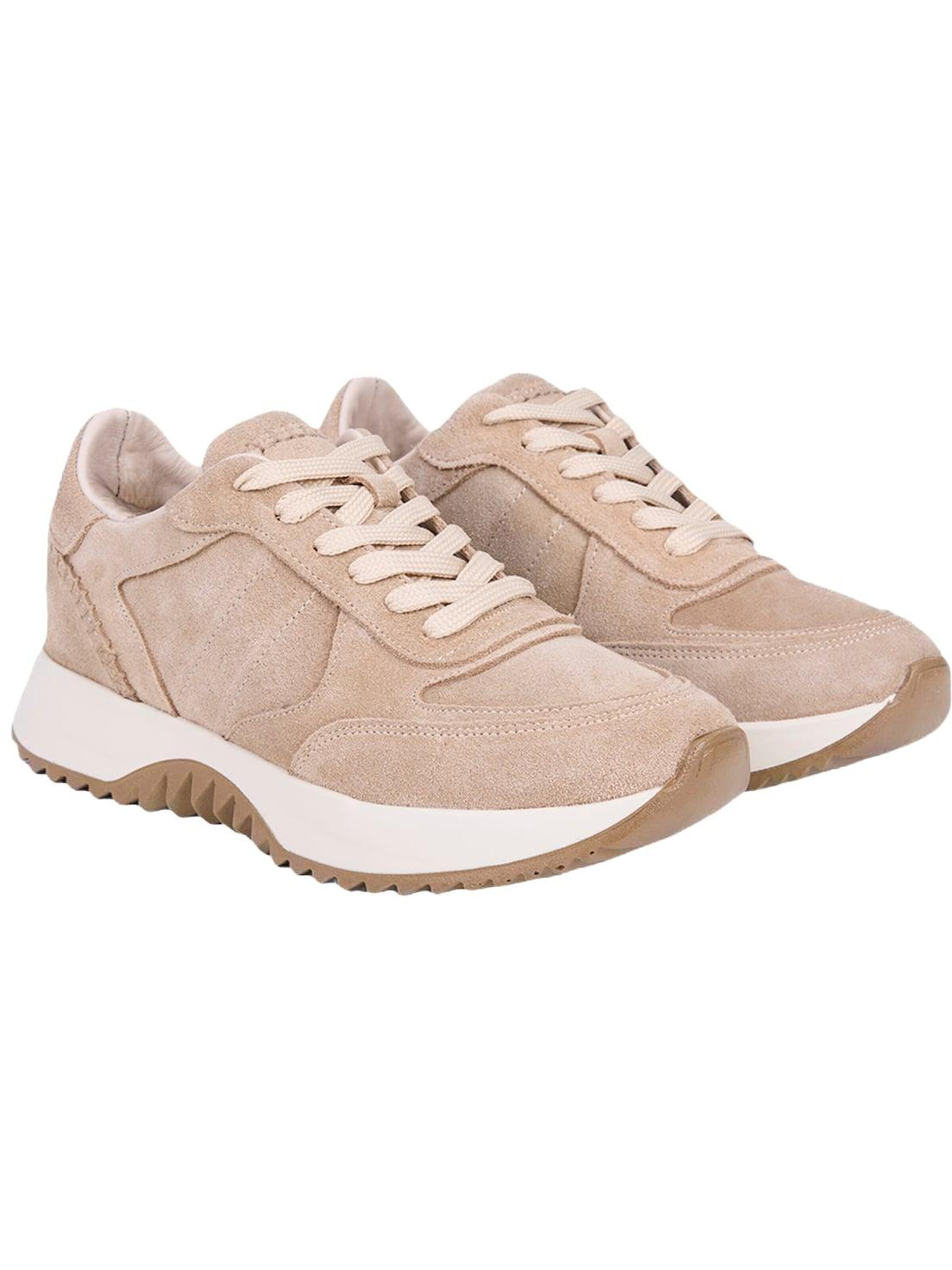 Desa Sneakers 'Plattformtrainer' in Beige: front