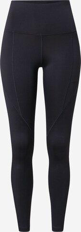 Skinny Pantaloni sportivi 'Workout Ready' di Reebok in nero: frontale