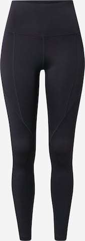 Reebok Sport Skinny Workout Pants in Black: front