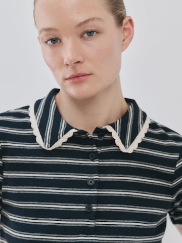 MANGO Tričko 'LIRIA' – modrá