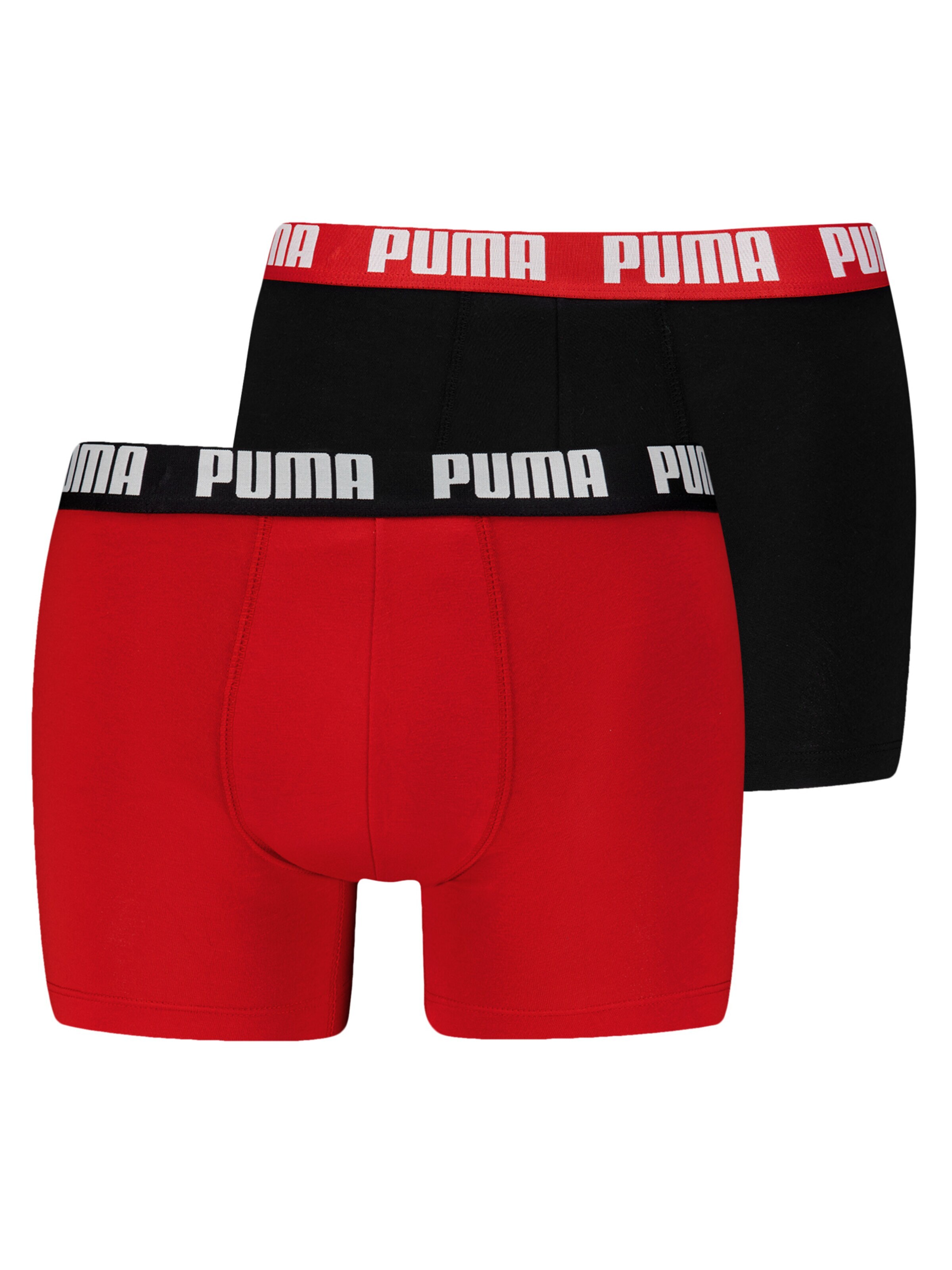 PUMA Boxershorts '2er Pack Everyday Basic Boxers'‌‌‌‌‌‌‌ in Rot: Vorderseite