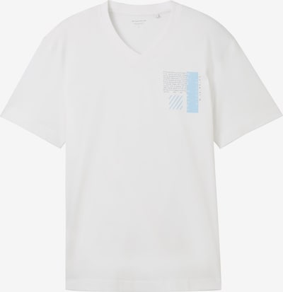 TOM TAILOR Shirt in de kleur Lichtblauw / Spar / Wit, Productweergave