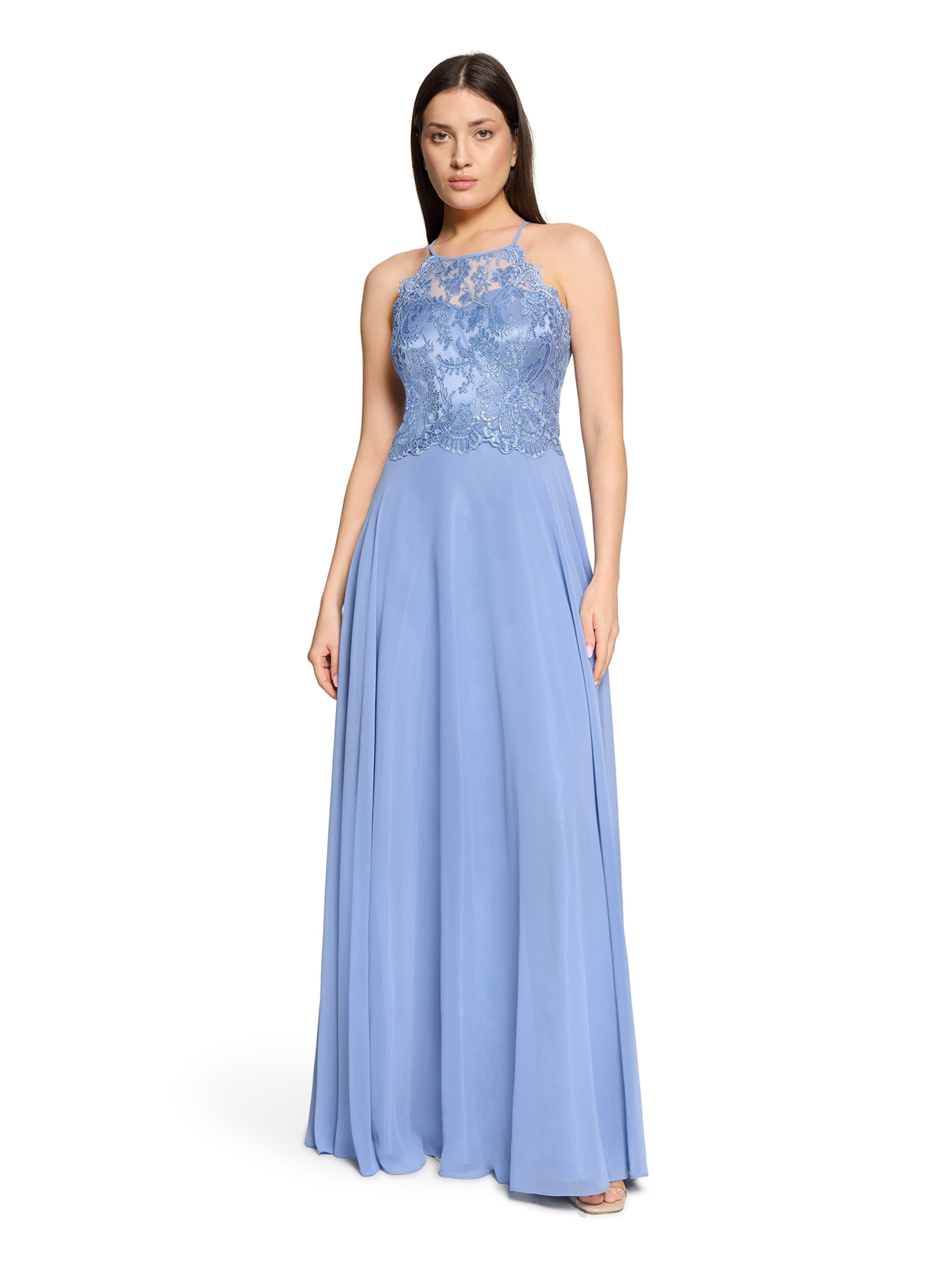 Vera Mont Avondjurk in Blauw: voorkant