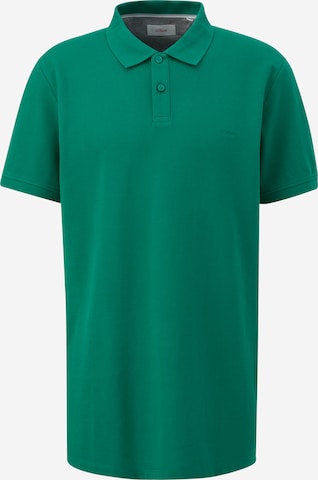 s.Oliver Men Tall Sizes Shirt in Green: front