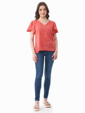 Organication Bluse in Rot