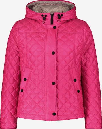 Amber & June Between-Season Jacket in Pink: front