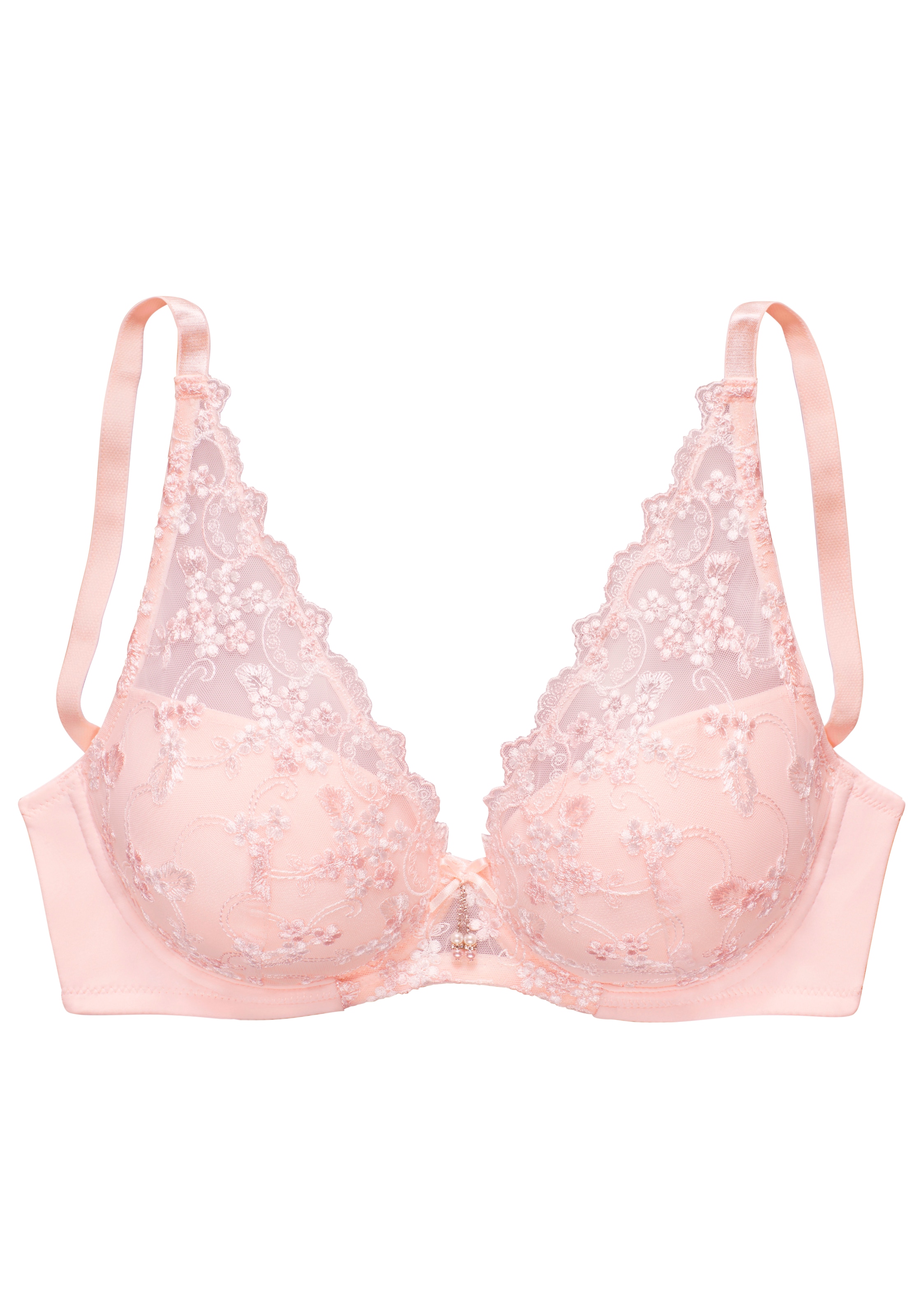 rožinė LASCANA Trikampė Liemenėlė: priekis