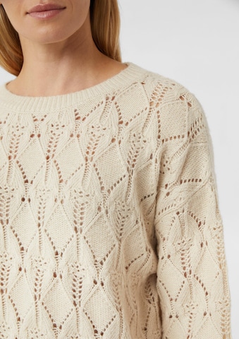 COMMA - Jersey en beige