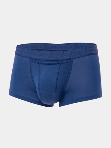 pckd – underwear done right. Boxer shorts 'Deep Lake' in Blue: front
