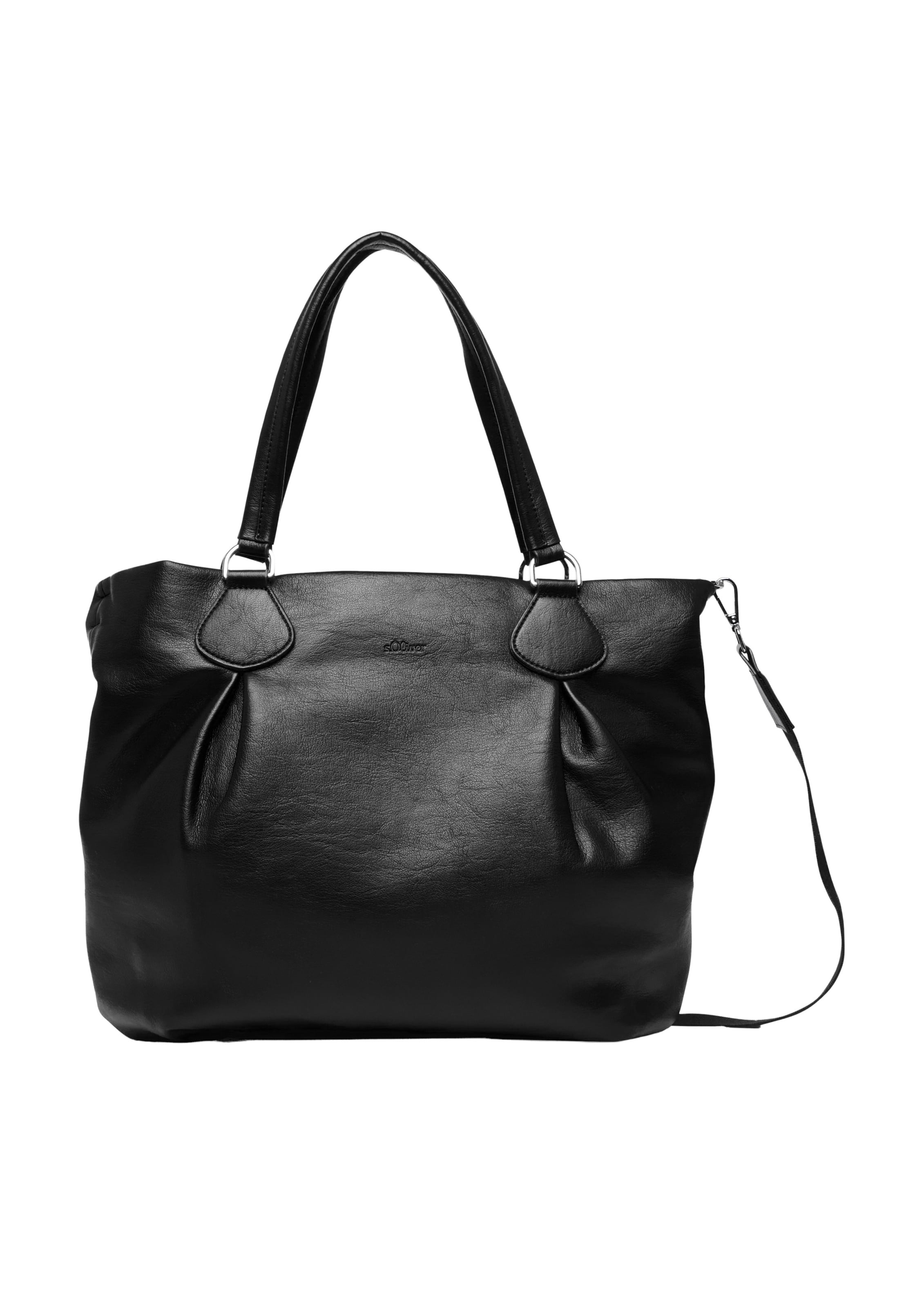 Cabas s.Oliver en noir : devant