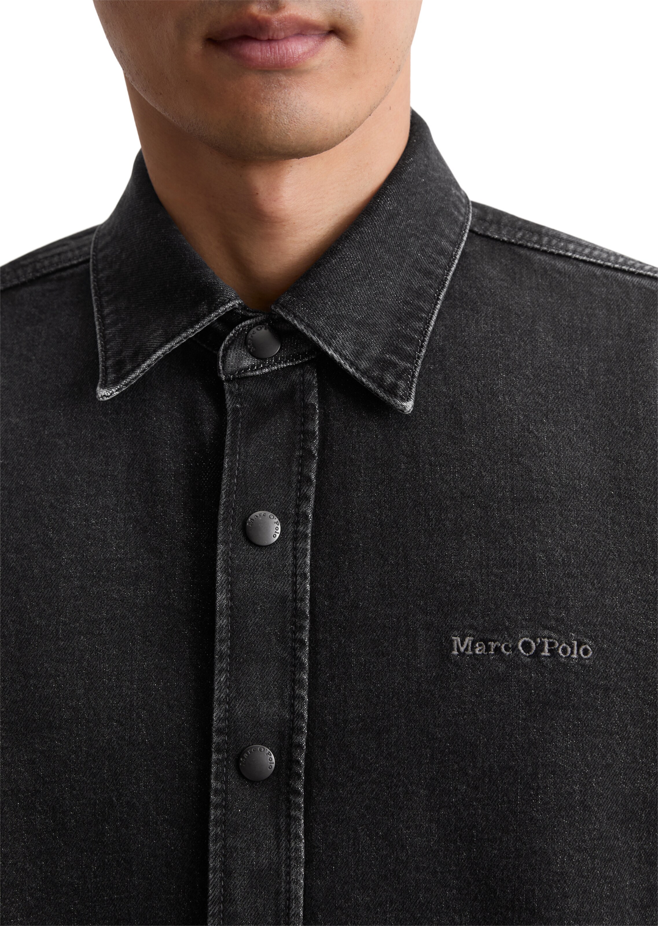 Marc O'Polo Regular fit Button Up Shirt in Grey