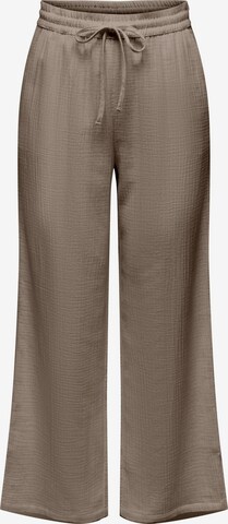 JDY Regular Pants 'THEIS' in Brown: front