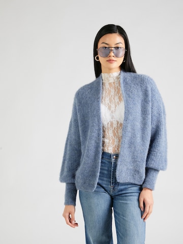 AMERICAN VINTAGE Knit cardigan 'East' in Blue: front