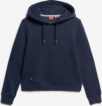 Sweat-shirt 'Essential' Superdry en bleu : devant