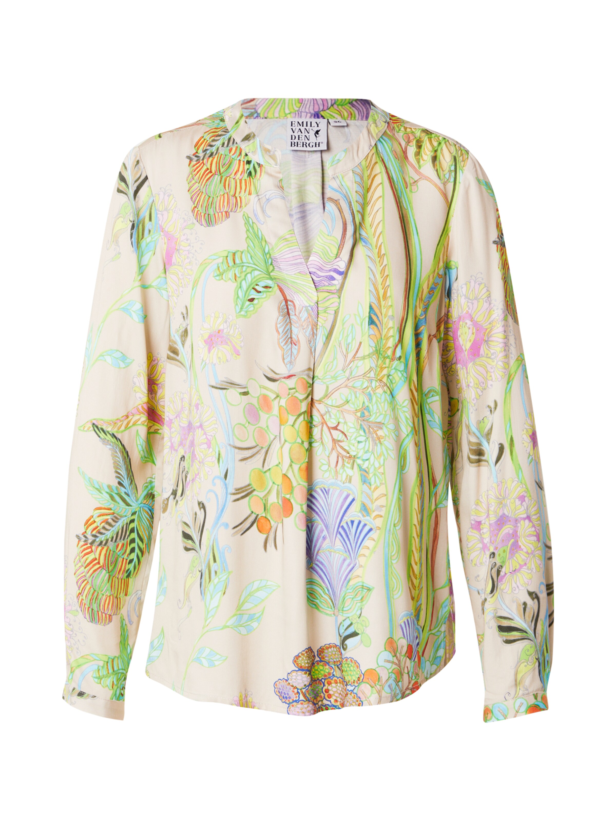 Emily Van Den Bergh Pluus, värv beež: eest vaates