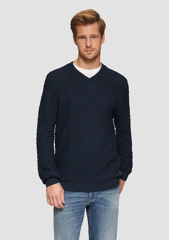 Pull-over s.Oliver en bleu : devant