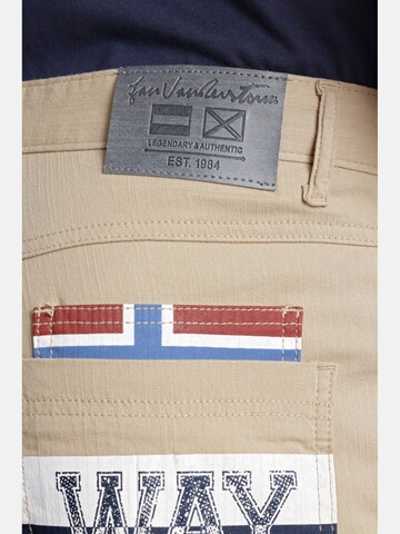 Jan Vanderstorm Loosefit Bermuda 'Hoimar' in Beige