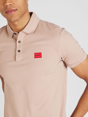 HUGO Red Shirt 'Dereso232' in Beige