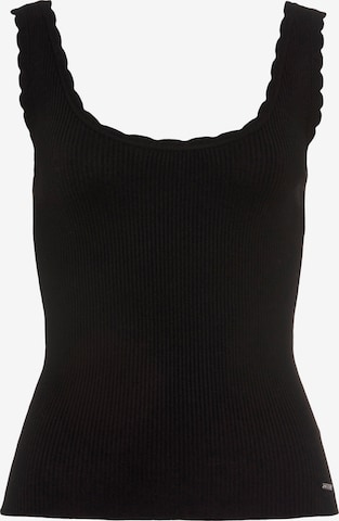 LAURA SCOTT Top in Black: front