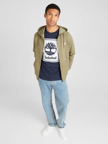 TIMBERLAND - Sudadera con cremallera en verde