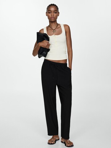 Loosefit Pantalon 'FLUIDO' MANGO en noir