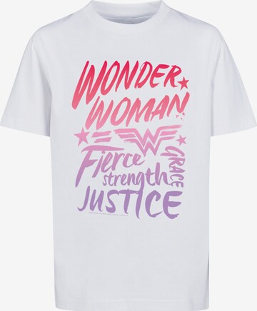 Maglietta 'DC Comics Wonder Woman' di F4NT4STIC in bianco: frontale
