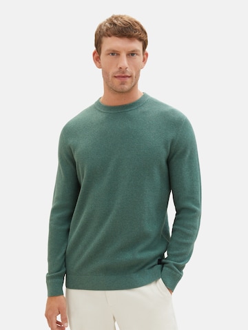 Pull-over TOM TAILOR en vert : devant