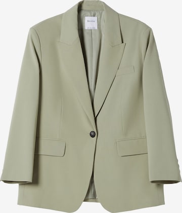 Blazer Bershka en beige : devant