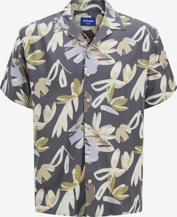 Fit confort Chemise Jack & Jones Junior en gris : devant