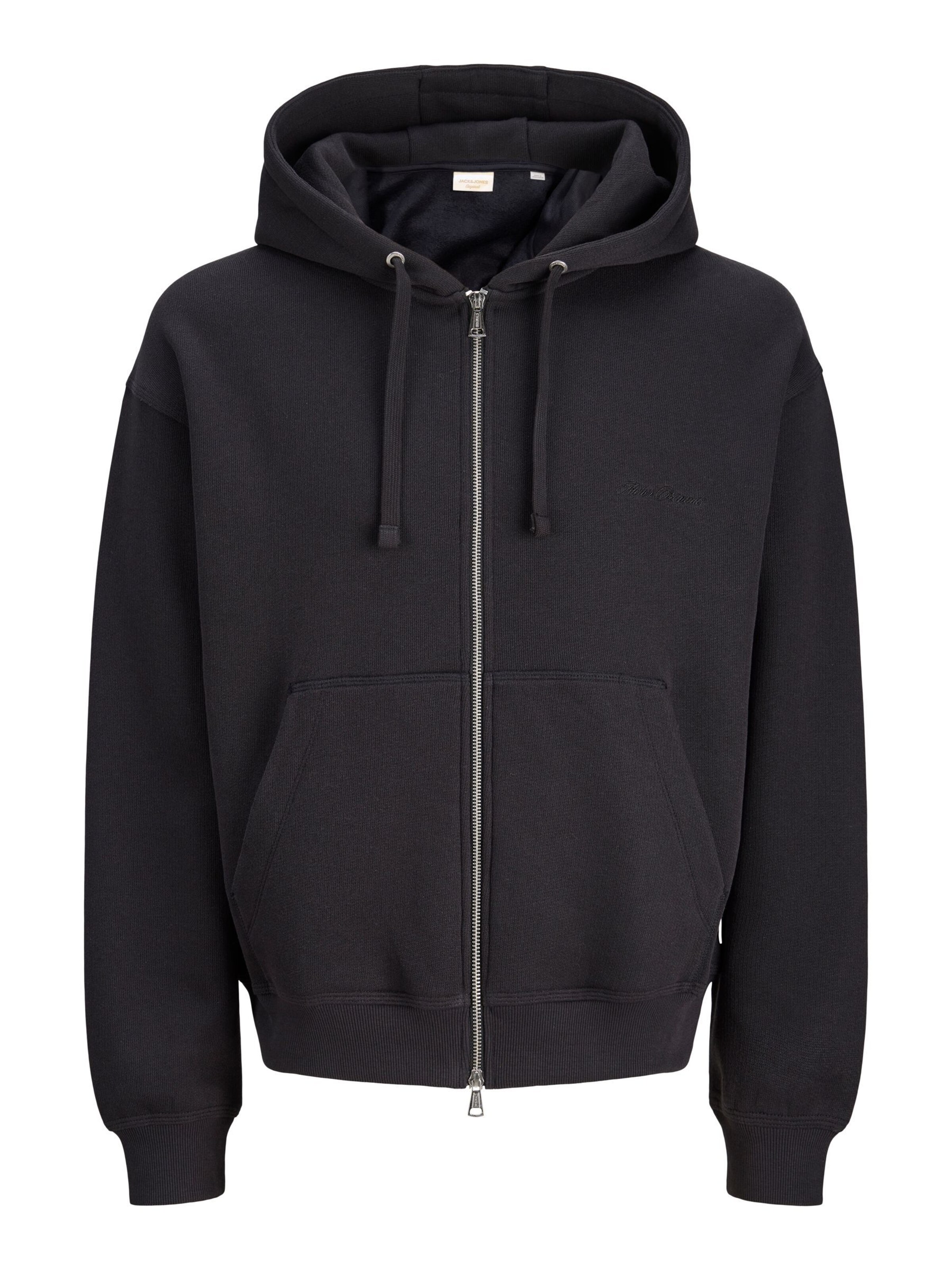 Veste de survêtement JACK & JONES en noir : devant