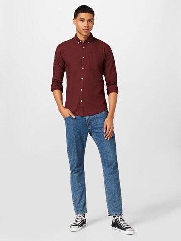 ESPRIT - Ajuste estrecho Camisa en rojo