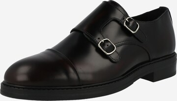 SELECTED HOMME - Sapato Slip-on em castanho: frente