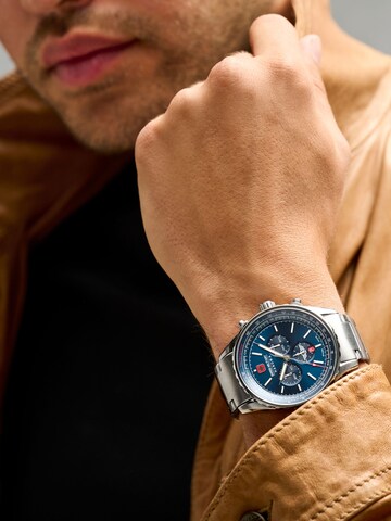 SWISS MILITARY HANOWA Uhr 'Afterburn' in Silber
